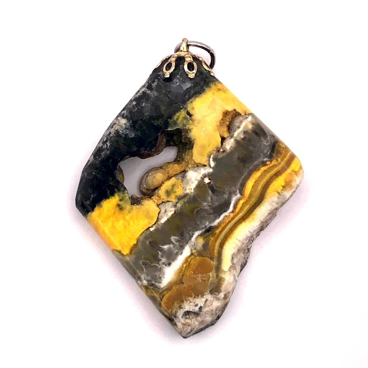 Large Bumblebee Jasper with large vug