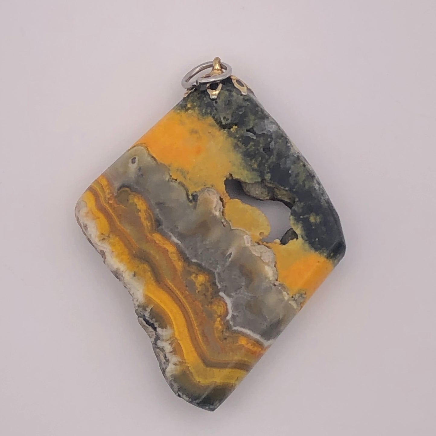 Large Bumblebee Jasper with large vug